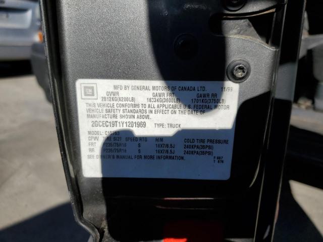 Photo 10 from auction – 2000 CHEVROLET SILVERADO with VIN 2GCEC19T1Y1201969