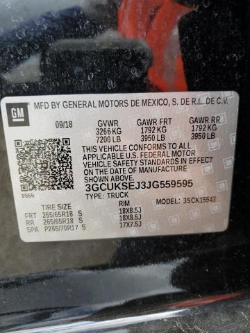 Photo 10 from auction – 2018 CHEVROLET SILVERADO with VIN 3GCUKSEJ3JG559595