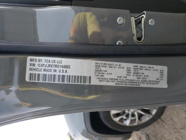 Photo 10 from auction – 2021 JEEP CHEROKEE L with VIN 1C4PJLMX7MD144003