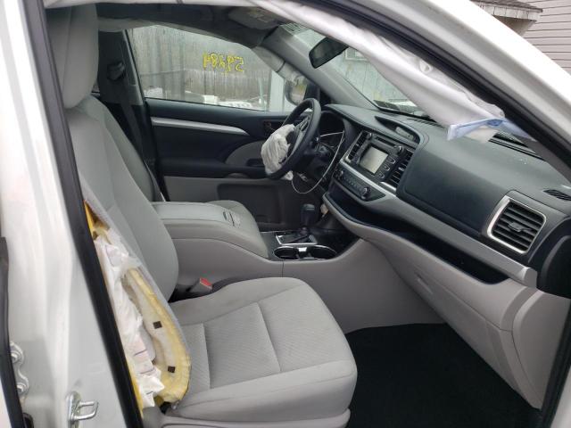 Photo 5 from auction – 2019 TOYOTA HIGHLANDER with VIN 5TDBZRFH3KS948716
