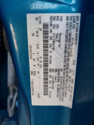 Photo 10 from auction – 2012 FORD FOCUS SE with VIN 1FAHP3F2XCL371152