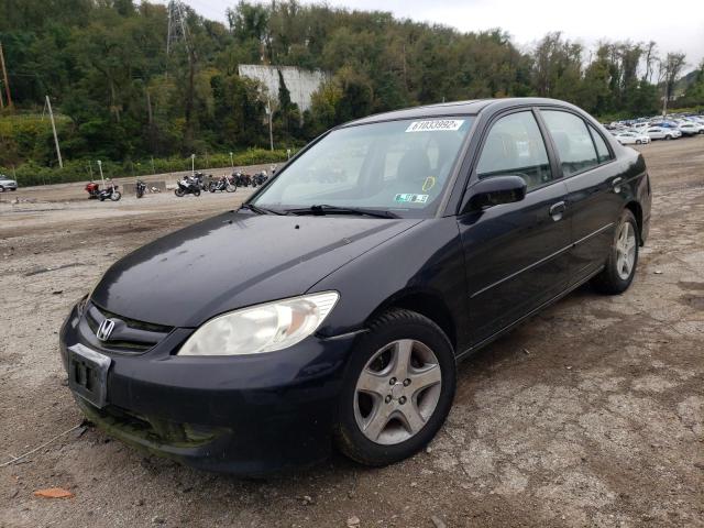 Photo 2 from auction – 2005 HONDA CIVIC EX with VIN 2HGES26805H521314
