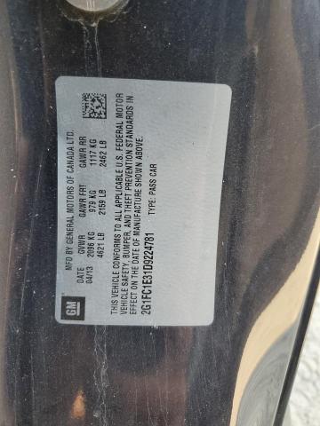 Photo 10 from auction – 2013 CHEVROLET CAMARO LT with VIN 2G1FC1E31D9224781