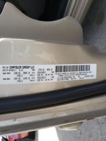 Photo 10 from auction – 2013 CHRYSLER TOWN & COU with VIN 2C4RC1BG2DR779346