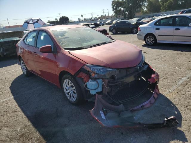 TOYOTA COROLLA L 2018 with VIN 5YFBURHE3JP756964 - Photo from auction