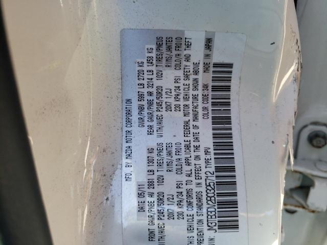 Photo 10 from auction – 2011 MAZDA CX-9 with VIN JM3TB3DV2B0325712