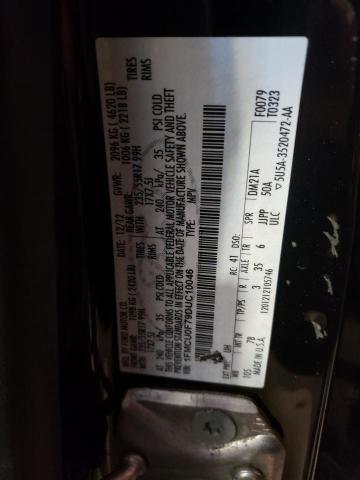 Photo 10 from auction – 2013 FORD ESCAPE S with VIN 1FMCU0F79DUC10046