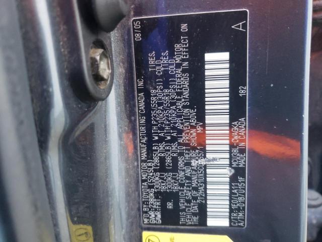 Photo 10 from auction – 2005 LEXUS RX 330 with VIN 2T2HA31UX5C085571