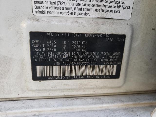 Photo 10 from auction – 2011 SUBARU LEGACY 2.5 with VIN 4S3BMBK69B3234004