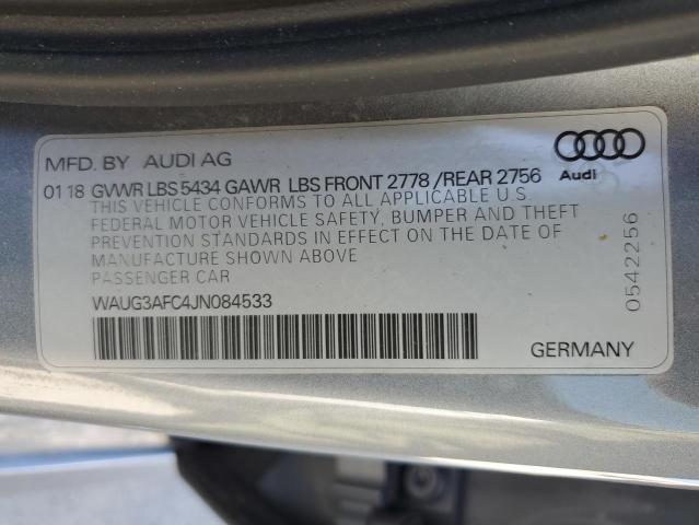 Photo 10 from auction – 2018 AUDI A6 PREMIUM with VIN WAUG3AFC4JN084533