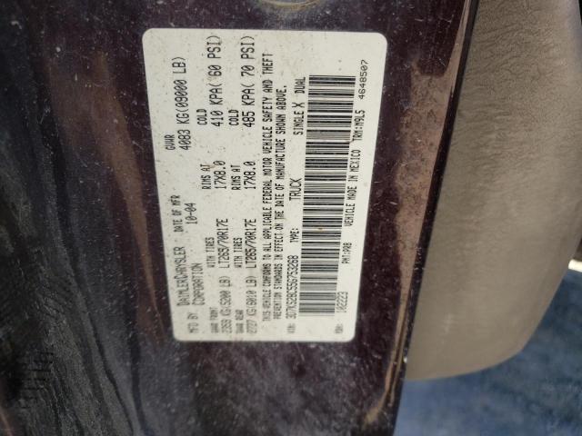 Photo 10 from auction – 2005 DODGE RAM 2500 S with VIN 3D7KS28C55G753268