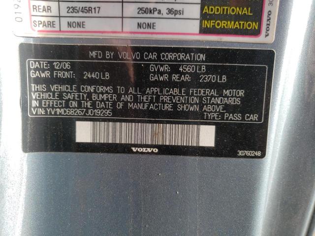 Photo 10 from auction – 2007 VOLVO C70 T5 with VIN YV1MC68267J019295