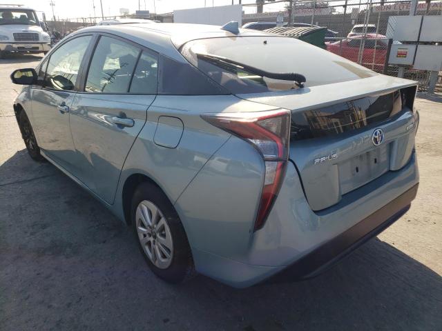 Photo 3 from auction – 2016 TOYOTA PRIUS with VIN JTDKBRFU7G3515958