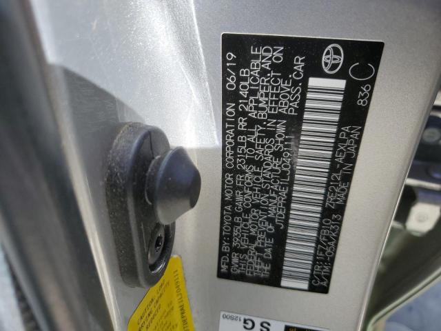Photo 10 from auction – 2020 TOYOTA COROLLA LE with VIN JTDEPRAE1LJ049111