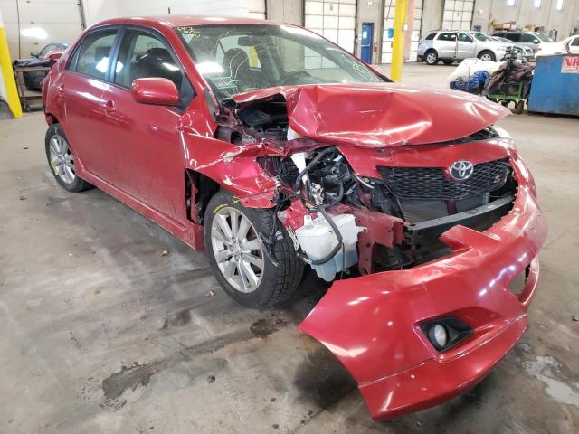 TOYOTA COROLLA BA 2009 with VIN 1NXBU40E59Z093115 - Photo from auction