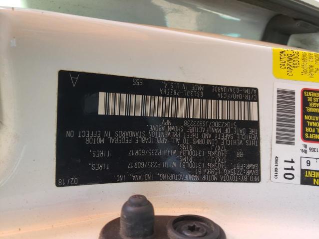 Photo 10 from auction – 2018 TOYOTA SIENNA LE with VIN 5TDKZ3DC7JS923238