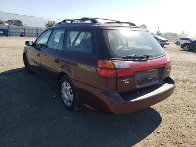 Photo 3 from auction – 2000 SUBARU LEGACY L with VIN 4S3BH6352Y7311802