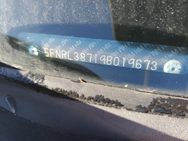 Photo 10 from auction – 2009 HONDA ODYSSEY EX with VIN 5FNRL38719B019673