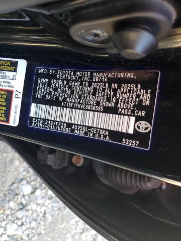 Photo 10 from auction – 2014 TOYOTA CAMRY L with VIN 4T1BF1FK4EU856595