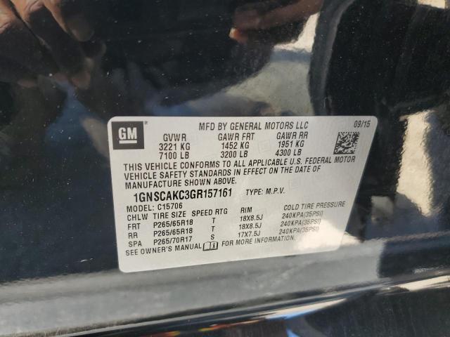 Photo 10 from auction – 2016 CHEVROLET TAHOE C150 with VIN 1GNSCAKC3GR157161