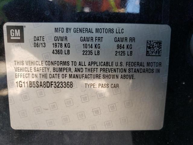 Photo 10 from auction – 2013 CHEVROLET MALIBU LS with VIN 1G11B5SA8DF323368