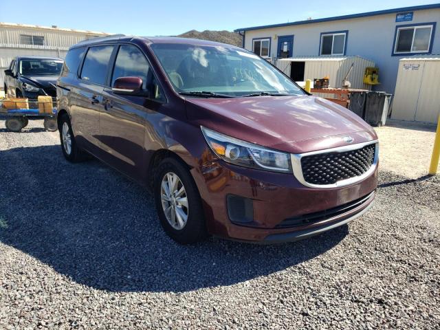KIA SEDONA LX 2015 with VIN KNDMB5C16F6059752 - Photo from auction