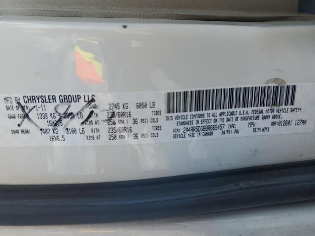 Photo 10 from auction – 2011 CHRYSLER TOWN & COU with VIN 2A4RR5DG8BR665457
