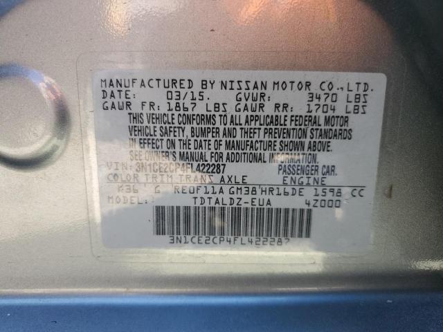 Photo 10 from auction – 2015 NISSAN VERSA NOTE with VIN 3N1CE2CP4FL422287