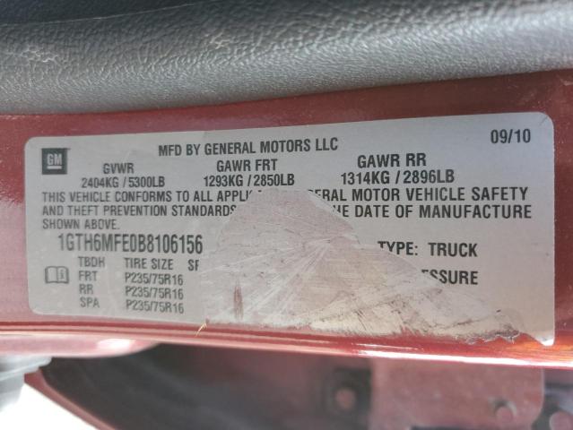 Photo 10 from auction – 2011 GMC CANYON SLE with VIN 1GTH6MFE0B8106156