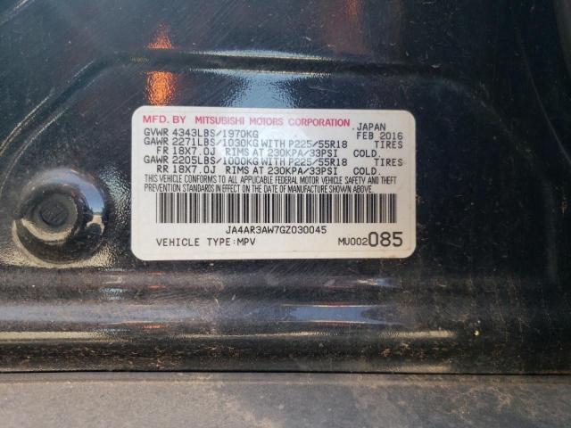 Photo 10 from auction – 2016 MITSUBISHI OUTLANDER with VIN JA4AR3AW7GZ030045