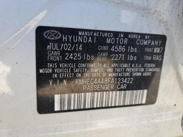 Photo 10 from auction – 2015 HYUNDAI SONATA HYB with VIN KMHEC4A48FA123422