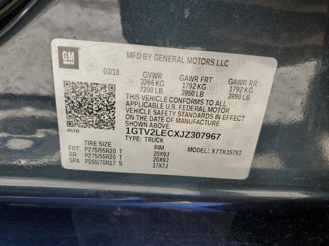 Photo 10 from auction – 2018 GMC SIERRA K15 with VIN 1GTV2LECXJZ307967