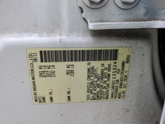 Photo 10 from auction – 2012 NISSAN ALTIMA BAS with VIN 1N4AL2AP3CC135324