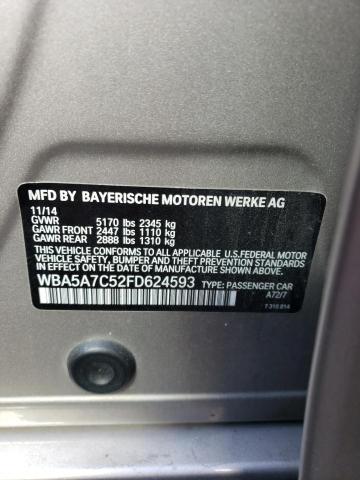 Photo 10 from auction – 2015 BMW 528 XI with VIN WBA5A7C52FD624593