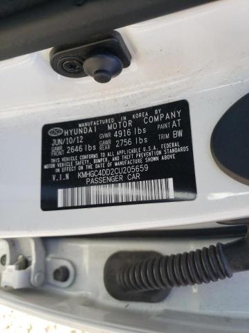 Photo 10 from auction – 2012 HYUNDAI GENESIS 3. with VIN KMHGC4DD2CU205659