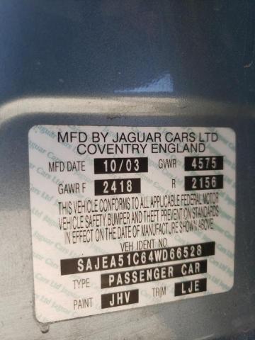 Photo 10 from auction – 2004 JAGUAR X-TYPE 3.0 with VIN SAJEA51C64WD66528