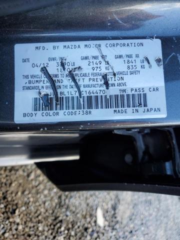 Photo 10 from auction – 2012 MAZDA 3 I with VIN JM1BL1L73C1644704