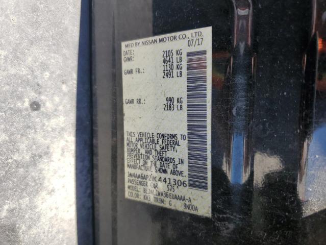 Photo 10 from auction – 2017 NISSAN MAXIMA 3.5 with VIN 1N4AA6AP2HC441306