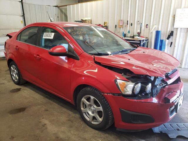 CHEVROLET SONIC 2012 with VIN 1G1JC5SH8C4189398 - Photo from auction