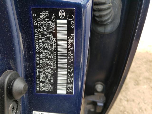 Photo 10 from auction – 2013 TOYOTA PRIUS with VIN JTDKN3DU0D1733724