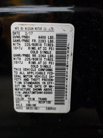Photo 10 from auction – 2017 NISSAN ROGUE S with VIN JN8AT2MT5HW145690