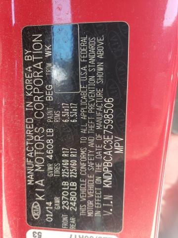 Photo 10 from auction – 2014 KIA SPORTAGE L with VIN KNDPBCAC3E7598506