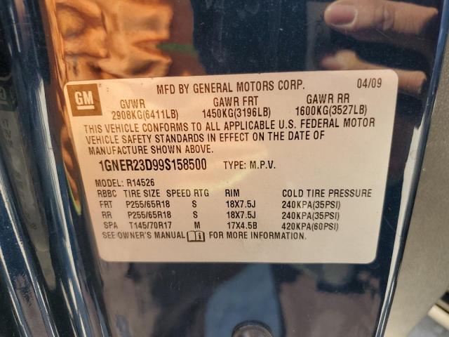 Photo 10 from auction – 2009 CHEVROLET TRAVERSE L with VIN 1GNER23D99S158500