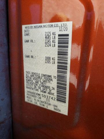 Photo 10 from auction – 2021 NISSAN MAXIMA SR with VIN 1N4AA6EV0MC503742