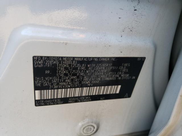 Photo 10 from auction – 2013 TOYOTA RAV4 LE with VIN 2T3BFREV3DW101812