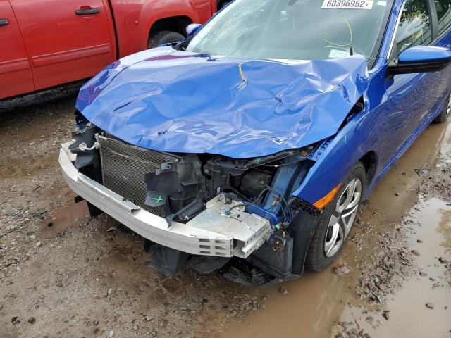 Photo 9 from auction – 2017 HONDA CIVIC LX with VIN 19XFC2F54HE229896