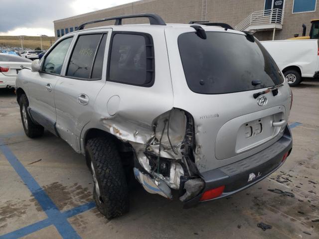 Photo 3 from auction – 2005 HYUNDAI SANTA FE with VIN KM8SC73D35U944619
