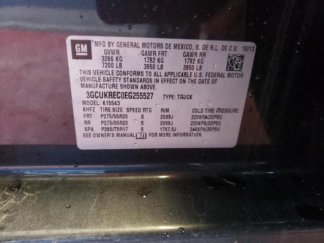 Photo 10 from auction – 2014 CHEVROLET SILVERADO with VIN 3GCUKREC0EG255527