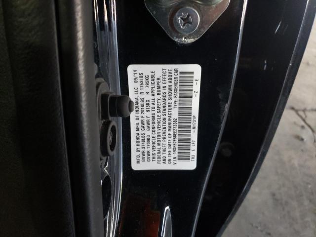 Photo 10 from auction – 2014 HONDA CIVIC LX with VIN 19XFB2F58EE273382