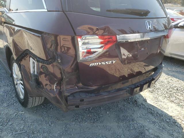 Photo 9 from auction – 2014 HONDA ODYSSEY LX with VIN 5FNRL5H29EB025456